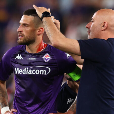 Conference League: Il Capitano Biraghi dice che la Fiorentina vuole vendicarsi e rendere omaggio a Barone