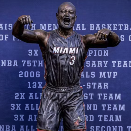 La statua di Dwyane Wade suscita battute: “Chi è questo tizio?”