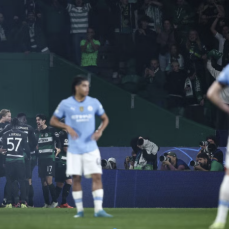 Les chiffres de la victoire du Sporting face à Manchester City