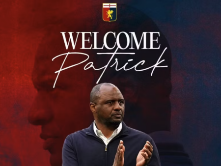 Patrick Vieira confermato nuovo allenatore del Genoa