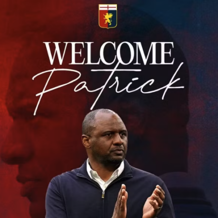 Patrick Vieira confermato nuovo allenatore del Genoa