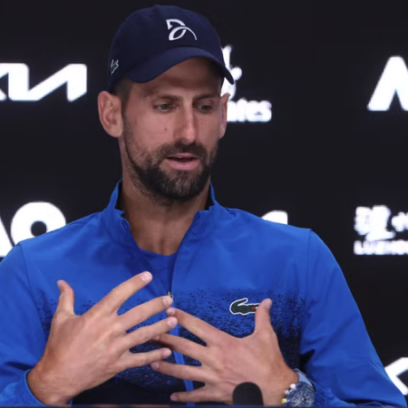 Novak Djokovic preoccupato per l’infortunio alla coscia sinistra dopo i quarti di finale contro Alcaraz